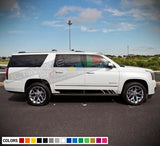 Decal Sticker Racing Stripe kit For GMC Yukon Mirror Bumper 4x4 Light Led Front