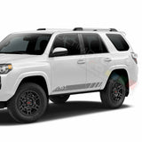 Decal Sticker Side Door Mountain Stripe for Toyota 4Runner 2017 2018 2019 2020 2021 2022