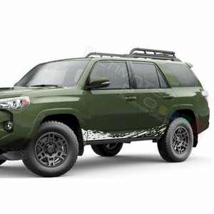 Decal Sticker Side Door Mud Splash for Toyota 4Runner 2002 2003 2004 2005 2006