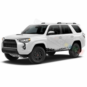 Decal Sticker Side Door Mud Splash for Toyota 4Runner 2002 2003 2004 2005 2006