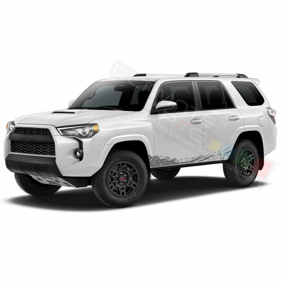 Decal Sticker Side Door Mud Splash for Toyota 4Runner 2009 2010 2011 2012 2013