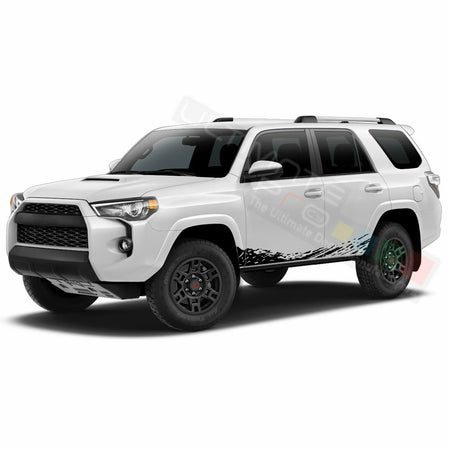 Decal Sticker Side Door Mud Splash for Toyota 4Runner 2016 2017 2018 2019 2020