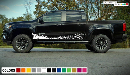 Decal Sticker Side Mud Splash for Chevrolet Colorado Duramax pickup cover 2020