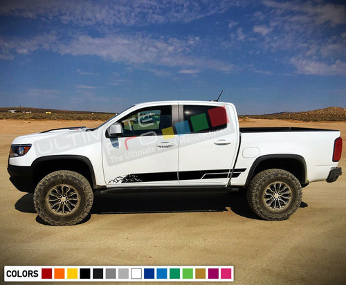 Decal Sticker Side Stripe Kit for Chevrolet Colorado 2008 2010 2019 2011 2013 v8