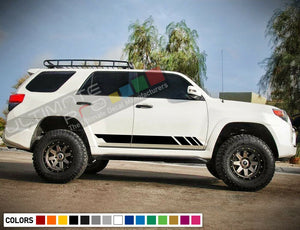 Decal Sticker Side Stripe Kit For Toyota 4Runner 2007 2009 2010 2014 2016 2017