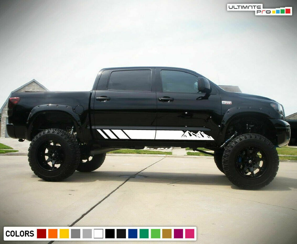 Decal Sticker Side Stripes for Toyota Tundra Off Road 2006 2007 2013 2020 Flare