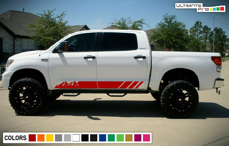 Decal Sticker Side Stripes for Toyota Tundra Off Road 2006 2007 2013 2020 Flare