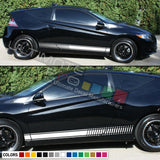 Decal Sticker Sport Stripe Kit for HONDA CR-Z Type R 2010 Spoiler Skirt Lip Wing
