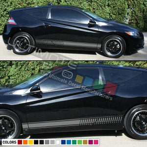 Decal Sticker Sport Stripe Kit for HONDA CR-Z Type R 2010 Spoiler Skirt Lip Wing