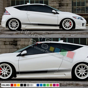 Decal Sticker Sport Stripe Kit for HONDA CR-Z Type R 2010 Spoiler Skirt Lip Wing