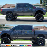 Decal Sticker Stripe Body Kit For Nissan Titan Pro 4x Mirror Tailgate 2003-2016