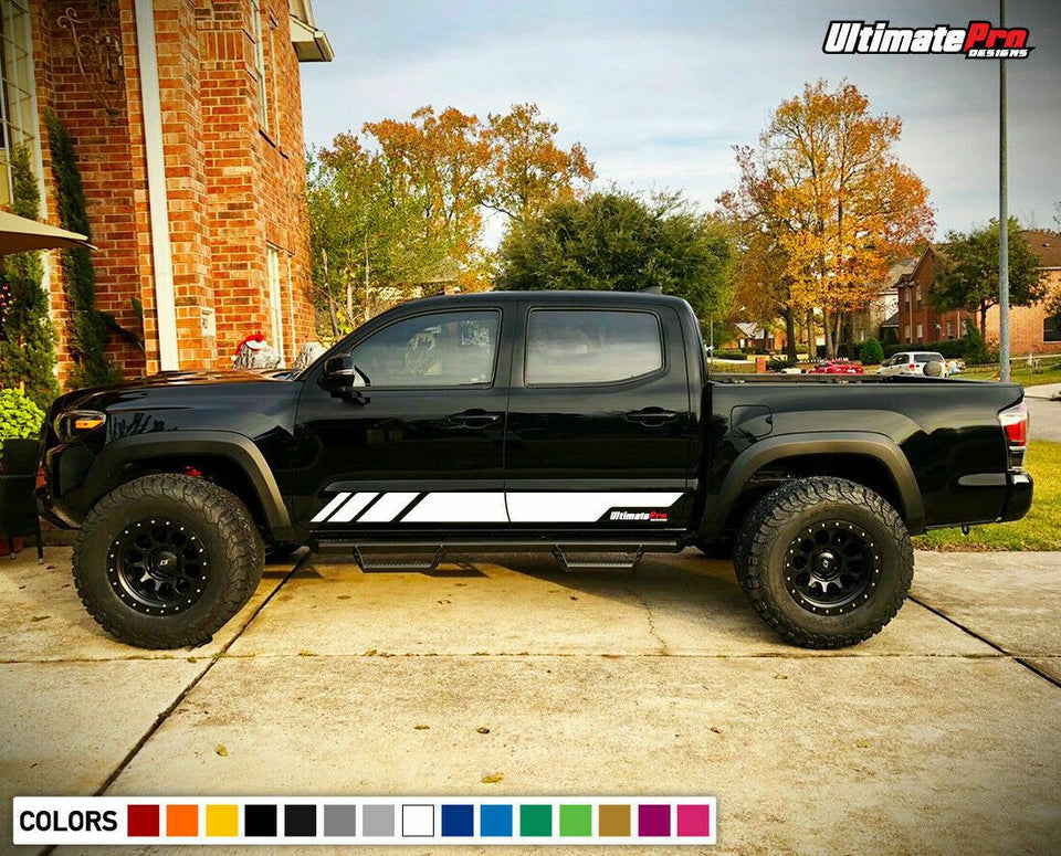 Decal Sticker Stripe Body Kit For TOYOTA TACOMA Hood Trunk Mesh Headlight 2014