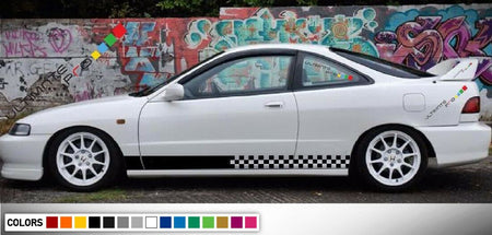 Decal sticker Stripe For HONDA Accord TypeR Integra DC2 dc3 dc1 1994 1998 2000