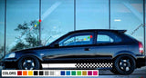 Decal sticker Stripe For HONDA civic 1997 1998 1999 2000 EK9 Type R EXTERIOR tune