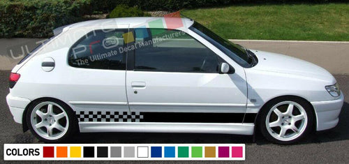 Decal sticker Stripe For PEUGEOT 306 rally light tail Maxi 1995 GTI Rear tune up