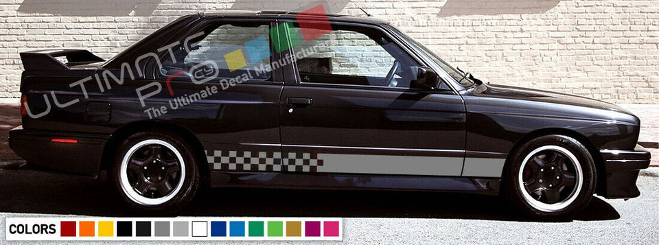 Decal sticker Stripe kit compatible with BMW M3 3 Series E30 Coupe Grilles Wing