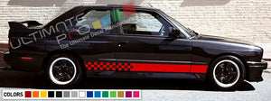 Decal sticker Stripe kit compatible with BMW M3 3 Series E30 Coupe Grilles Wing