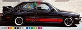 Decal sticker Stripe kit compatible with BMW M3 3 Series E30 Coupe Grilles Wing