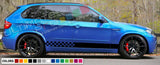 Decal sticker Stripe kit compatible with BMW X5 M 2010-2016 Spoiler Bumper Lip