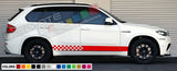 Decal sticker Stripe kit compatible with BMW X5 M 2010-2016 Spoiler Bumper Lip
