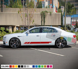 Decal sticker Stripe kit For Bentley Flying Spur Carbon lip trim wing chrome arm