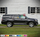 Decal Sticker Stripe Kit For GMC Yukon Spoiler Lip Splitter Fender Sport 4x4 lip