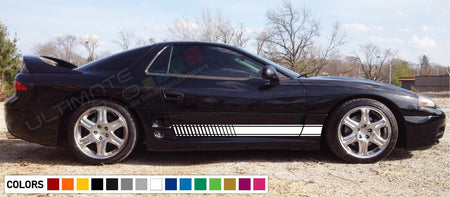 Decal Sticker Stripe Kit For Mitsubishi 3000 GT Front Light Lamp Mirror Spoiler