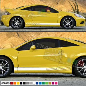 Decal Sticker Stripe Kit For Mitsubishi Eclipse 2012 LED Headlight Bumper Carbon