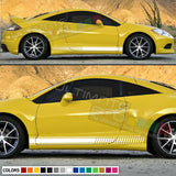 Decal Sticker Stripe Kit For Mitsubishi Eclipse 2012 LED Headlight Bumper Carbon