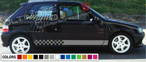 Decal sticker Stripe kit For PEUGEOT 106 TU5J4 TU5J2 GTi Rallye Phase 1 2 16V