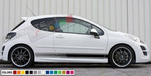 Decal Sticker Stripe kit For PEUGEOT 207 RC CC Body Flare Spoiler Bumper Racing