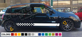 Decal sticker Stripe kit For Renault Clio II body hid flare spoiler wing xenon