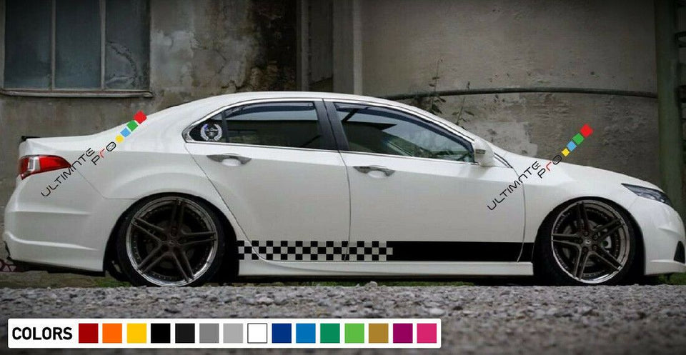 Decal sticker Stripe kit set For HONDA Accord body panel lowering spoiler light