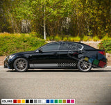 Decal sticker Stripe set For Lexus GS Sport light xenon kit Led Car Seat cover