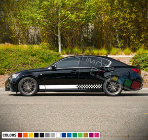 Decal sticker Stripe set For Lexus GS Sport light xenon kit Led Car Seat cover