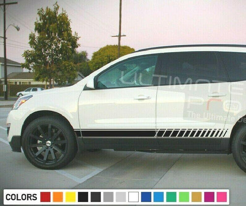 Decal sticker Stripe turbo For Chevrolet Traverse Carbon mirror 2015 2017 2019