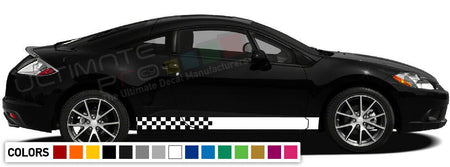 Decal sticker Stripe turbo For Mitsubishi Eclipse Carbon mirror 1990 2012 DSM 1