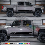 Decal sticker stripes kit For Chevrolet Silverado side 2017 2016 2015 2014 2013