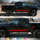 Decal sticker stripes kit For Chevrolet Silverado side 2017 2016 2015 2014 2013