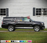 Decal sticker Stripes kit For GMC Yukon kit lip carbon skirts body side Fender