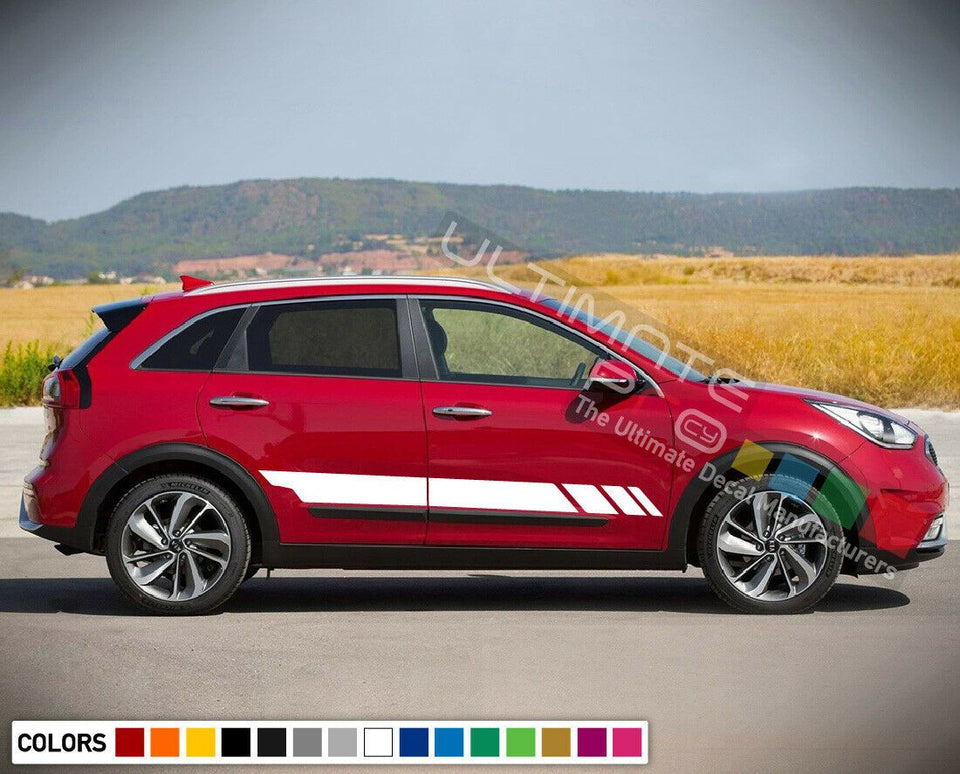 Decal sticker Stripes kit For KIA Niro 2017 2018 2019 SUV Baby Car Seat Safe