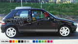 Decal Sticker Stripes Kit For PEUGEOT 106 Rallye GTI Spoiler Carbon Racing Body