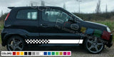 Decal sticker Stripes kit For Suzuki Ignis body light Graphic left right roof