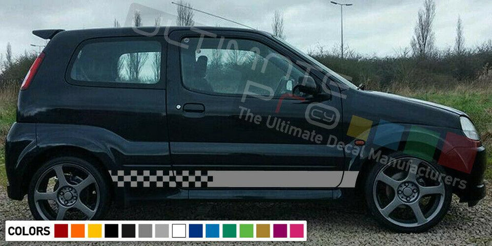 Decal sticker Stripes kit For Suzuki Ignis body light Graphic left right roof