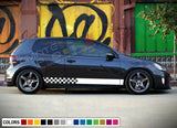 Decal sticker Stripes kit For Volkswagen Golf Mk4 Mk5 Mk6 Mk7 Emblem Badge body