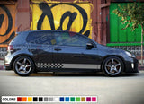 Decal sticker Stripes kit For Volkswagen Golf Mk4 Mk5 Mk6 Mk7 Gti R32 lowering 2