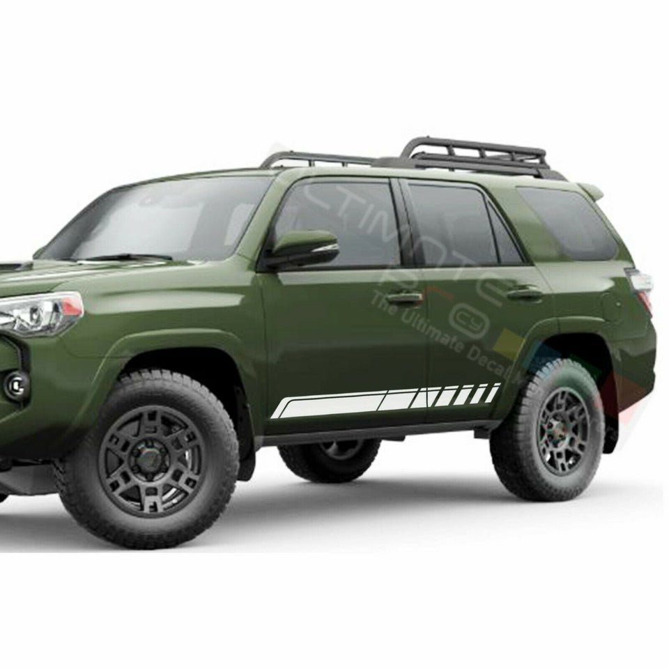 Decal Sticker Stripes Side Door for Toyota 4Runner 2002 2003 2004 2005 2006 2007