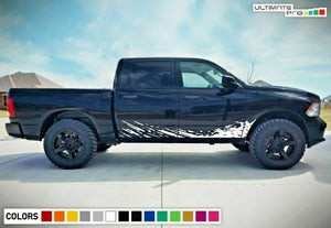 Decal Sticker Vinyl Door Mud Splash for Dodge Ram Bed Cover Storage Shade Mesh