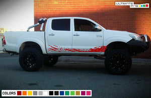 Decal Sticker Vinyl Door Mud Splash for Toyota Hilux Molding Guard Lift Kit Tool