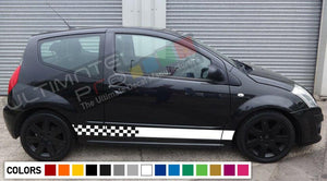 Decal stripe for CITROEN C2 Light Mirror fender VTS VTR SKIRTS 2003 2006 2009 c3